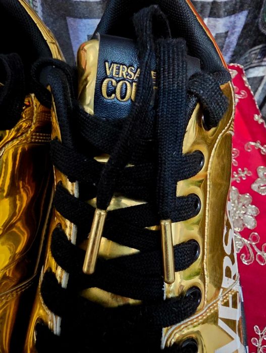 Espetaculares TENIS homem VERSACE GOLDEN