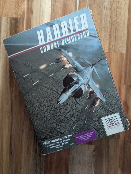 Harrier Combat Simulator Atari ST