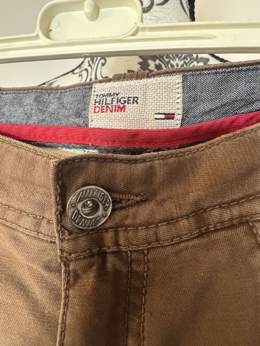 Spodnie męskie brązowe Tommy Hilfiger