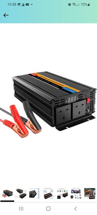 Інвертор 3000W привезений з Англії оригінал CARIBAT.