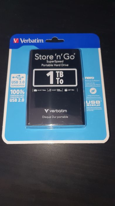 HDD externo  1TB Verbatim