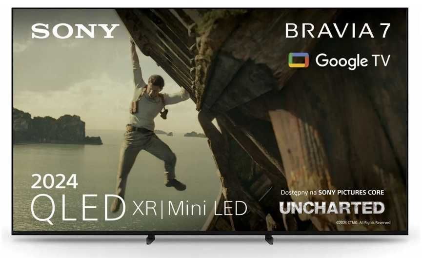 Telewizor Mini LED Qled Sony Bravia 7: K-75XR70- Smart TV: Google TV