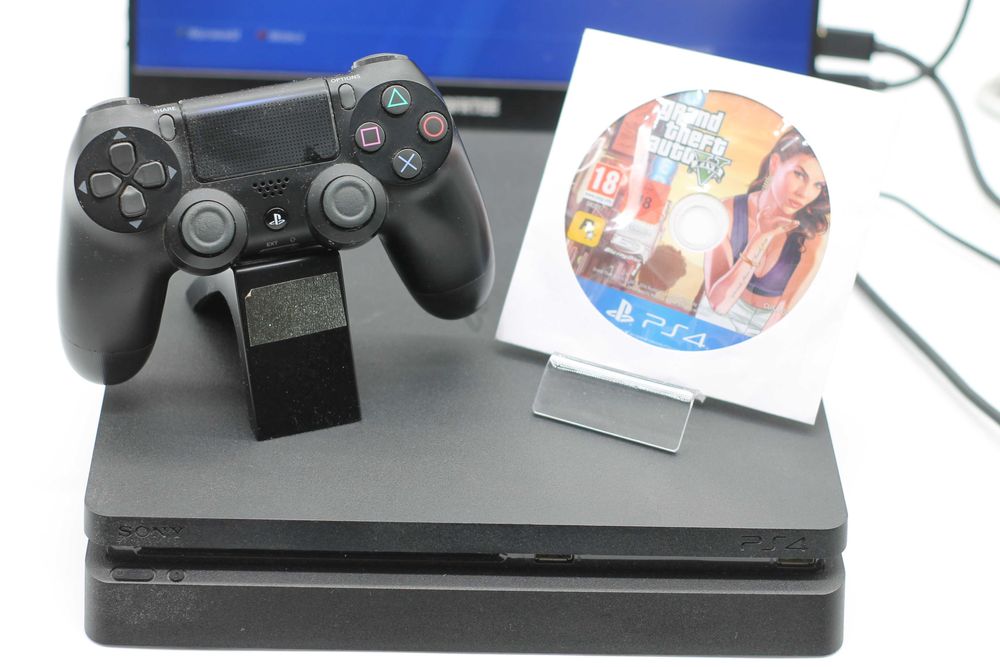 Konsola PlayStation 4 Slim 1tb + GTA V +Nowy Kontroler!