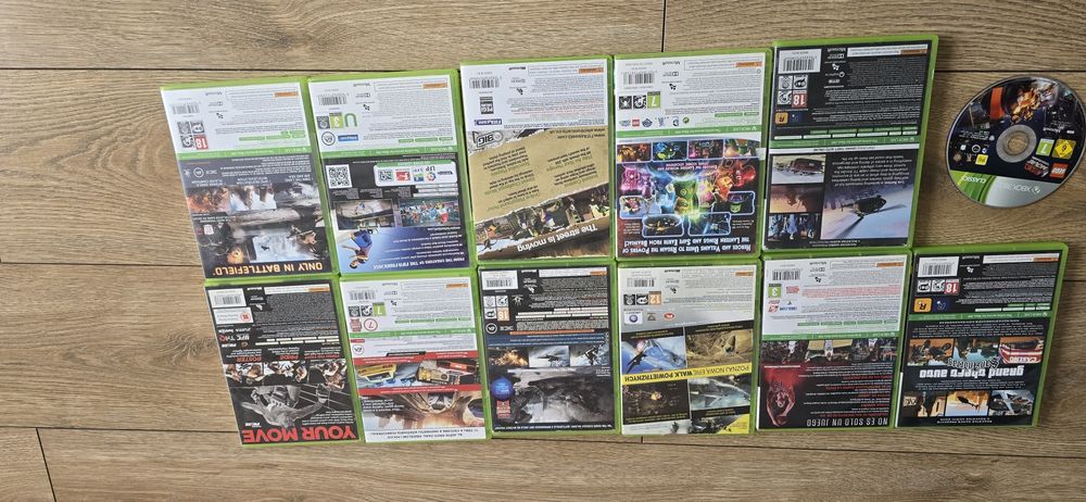 Gry Xbox 360 i dwa pady