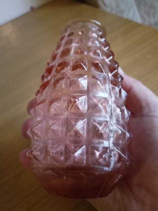 Wazon granat Ząbkowice PRL