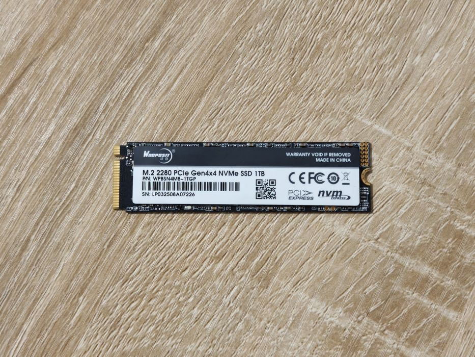 SSD de 1TB - PCIe Gen4x4 NVMe (Wooposit)