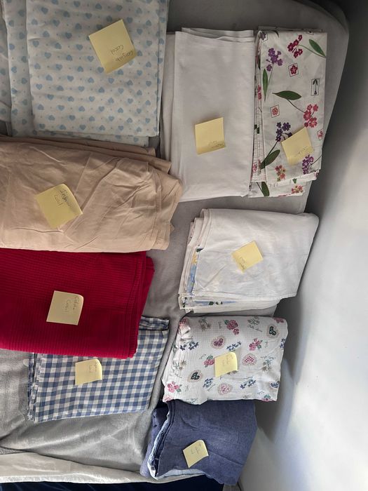 Lote Roupa de Cama - 9 Peças Casal e Solteiro - Bom Estado