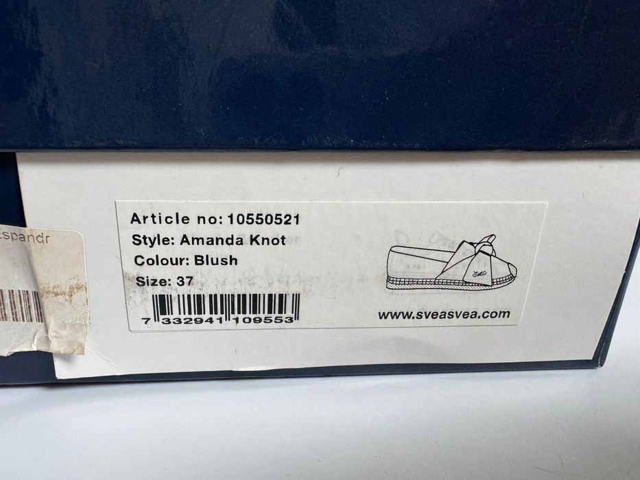 Nowe damskie espadryle SVEA różowe 37