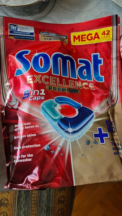 Somat Gold, Excellence 4 in 1 , premium 5 in 1, finish powerball 9 szt