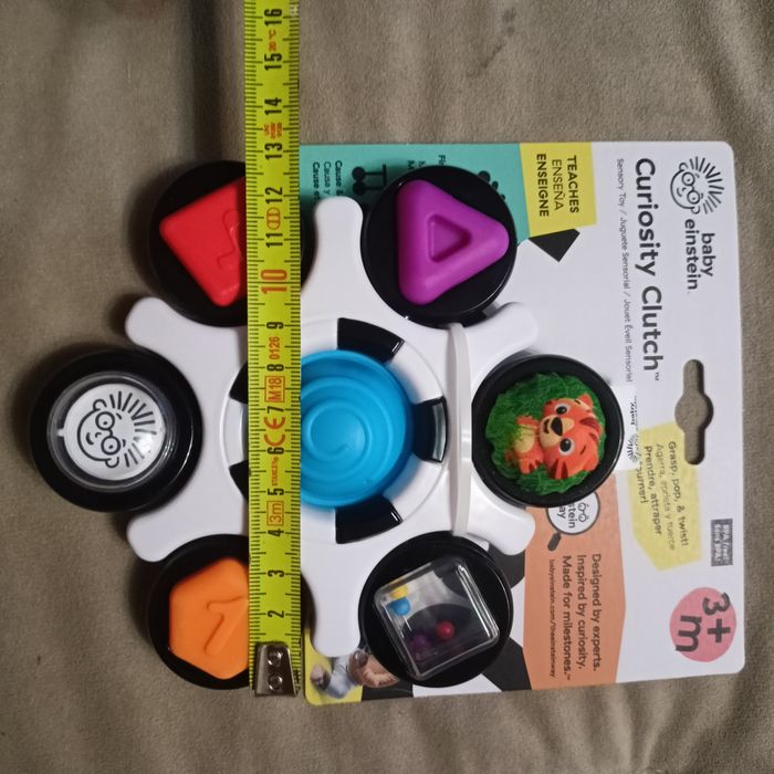 Sensoryczna Baby Einstein 3m+ Gryzak Grzechotka