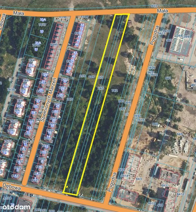 5059 m² | MPZP | pod szeregowce | 2 drogi | Nowy Dwór Mazowiecki
