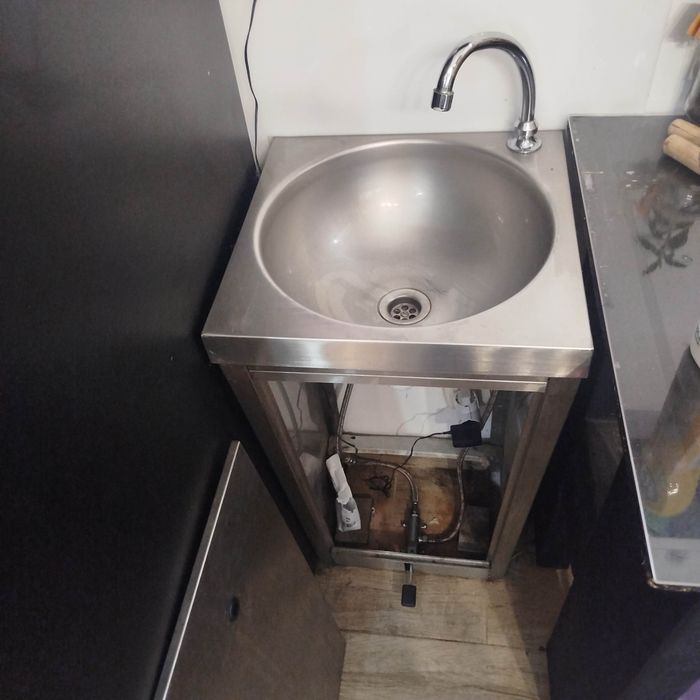 Lavatório mãos profissional em Inox