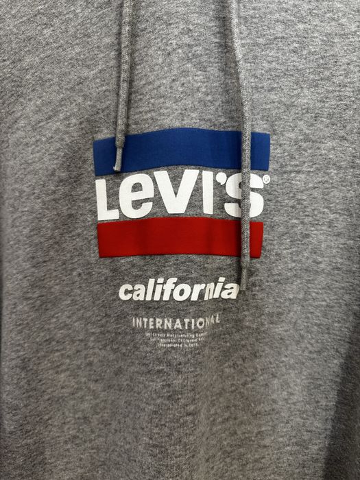 Мужская кофта толстовка Levi’s с капюшоном оригинал