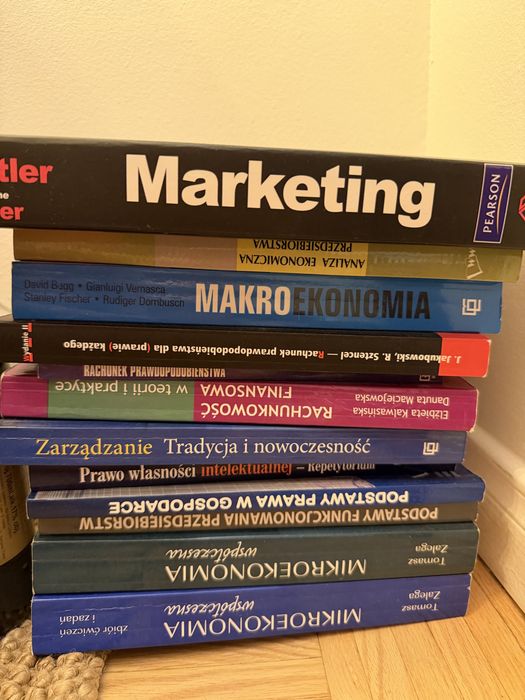 Kaiazki marketing, makro i mikroekonomia, rachunkowosc - jak nowe