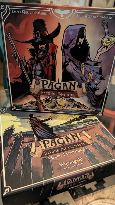 Pagan Fate of Roanoke + Expansão + Sleeves – Completo