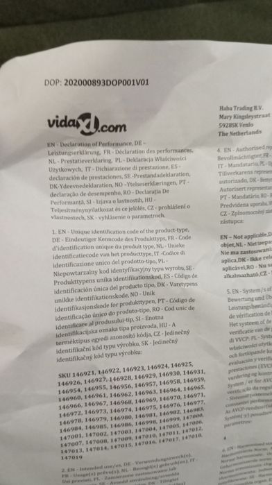 Nowa umywalka nablatowa vidaxl szara