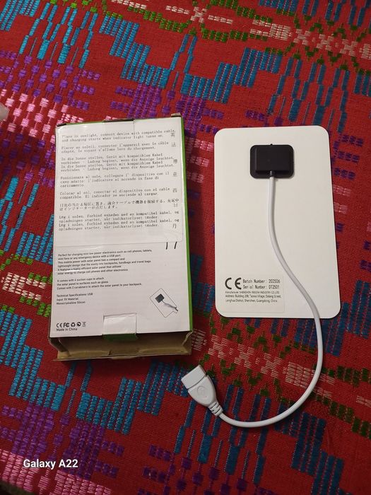 портативная солнечная панель