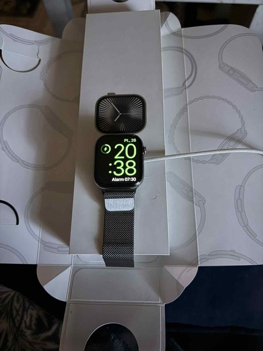 Apple watch series 10 GPS + Cellular 46mm koperta z tytanu Łupek