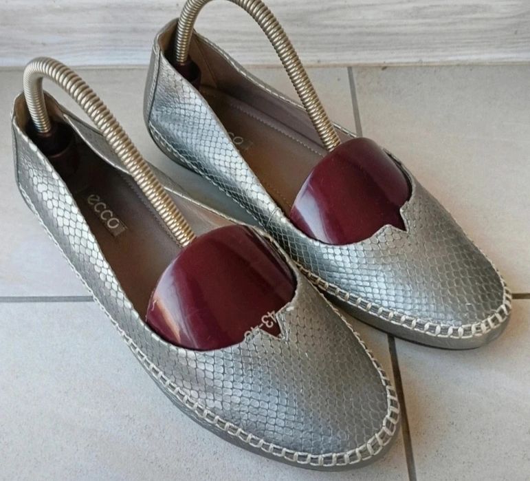 Ecco baleriny półbuty damskie r. 38 skóra piękne!