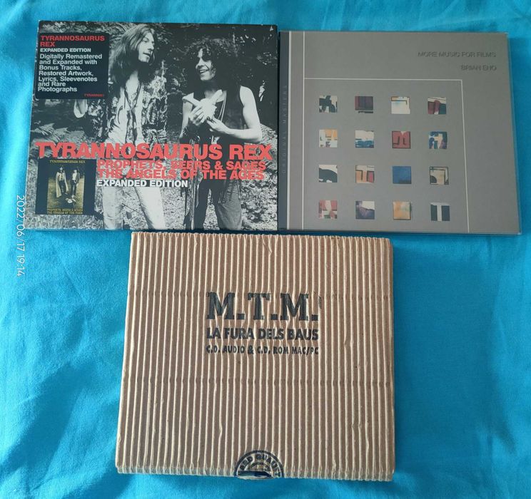 3 cd's originais The Residents, Brian Eno, La Fura Dels Baus