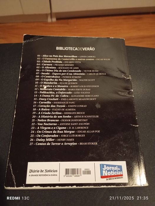 Livro " O fantasma de Canterville e outros contos"