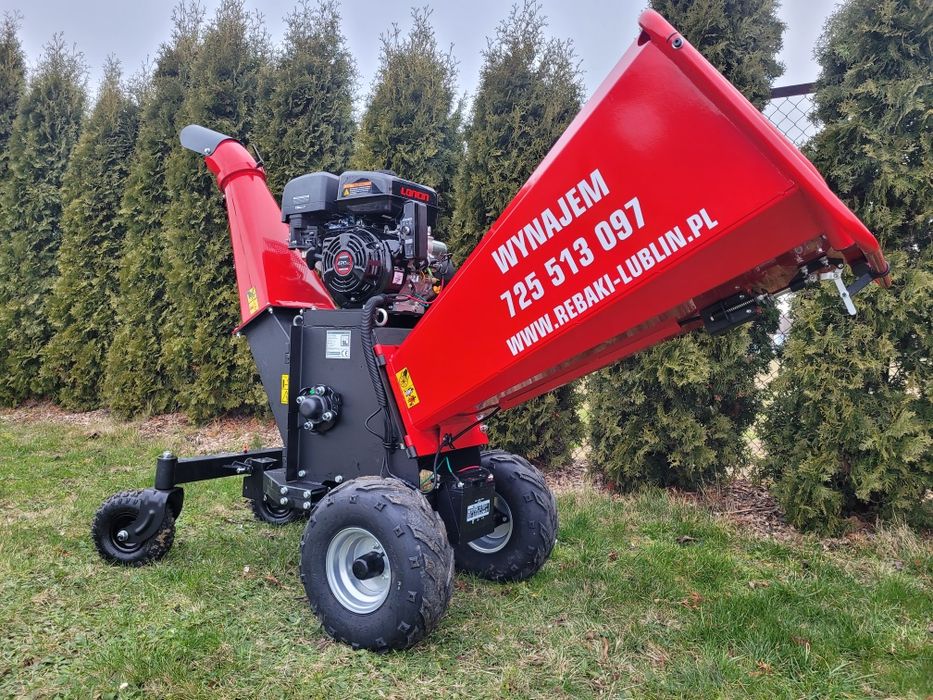 Wypożyczalnia rębaków do drewna gałęzi Wynajem rębaka rębak Lublin