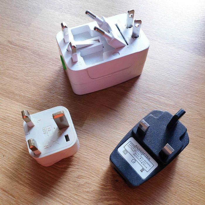 Adapter wtyczka Angielska Ładowarka USB 220V Rozgałęźnik