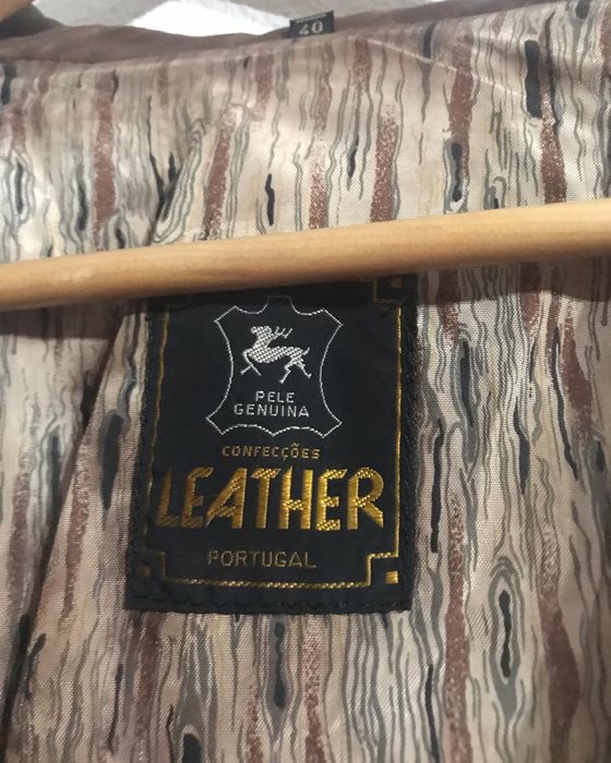 Casaco/blusão de pele genuina Fabricado em Portugal