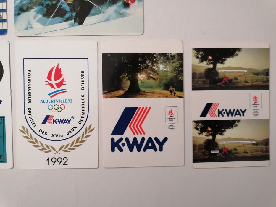 Conjunto de 15 calendários da Kway
