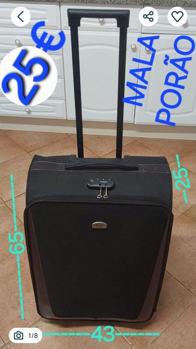 MALA VIAGEM DE PORÃO COM CADEADO CÓDIGO.Casa,Viagem,Férias,Mudanças,