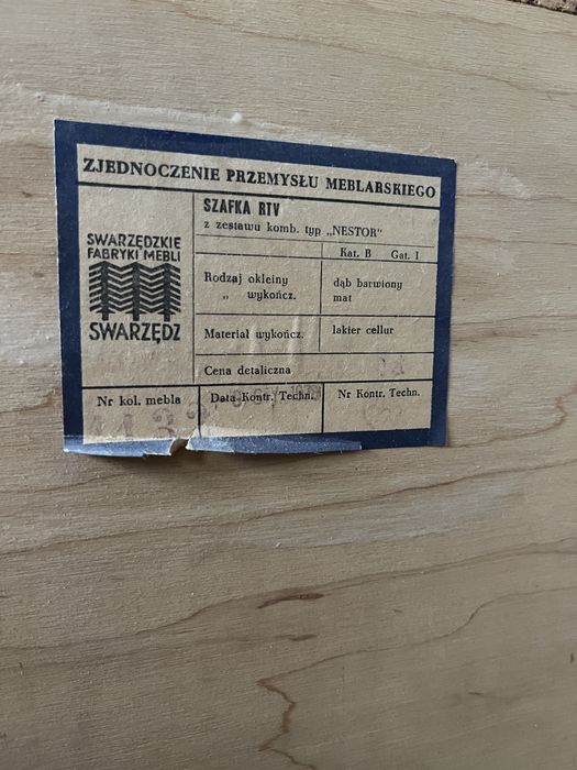 Mała komoda z lat 70 ciemny brąz