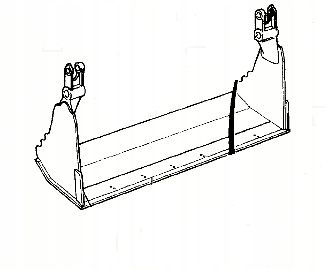 Łyżka krokodyl krab JCB 3cx 6w1