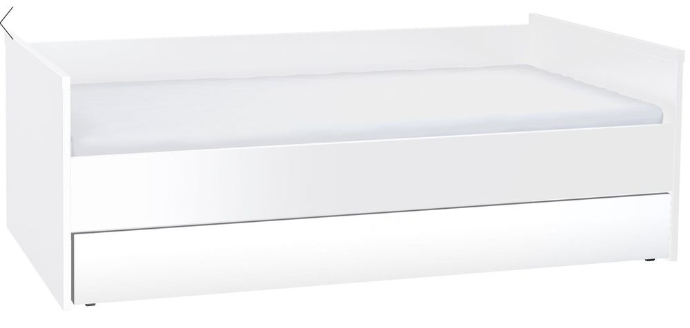 VOX YOUNG USERS Łóżko / Kanapa z podnoszonym stelażem i szufladą białe