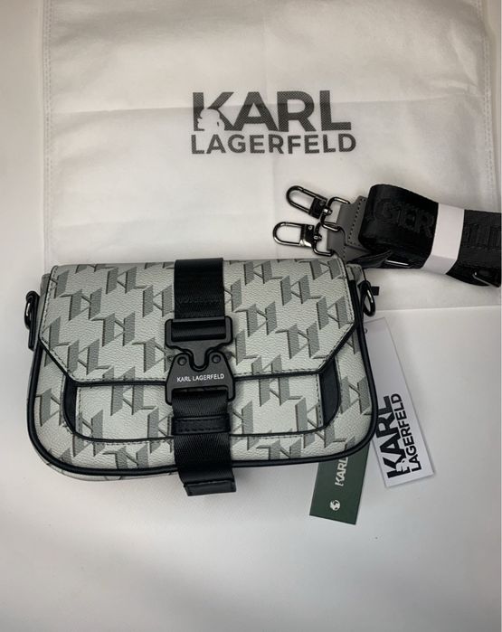 Сумка Karl Lagerfeld/месенджер Karl Lagerfeld/Чоловіча сумка карл/сумка через плече карл Lagerfeld