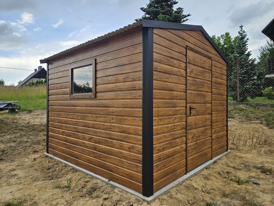 3x3 MAŁ Garaże Blaszane Garaż Blaszany Blaszak Blaszaki Domek Schowek