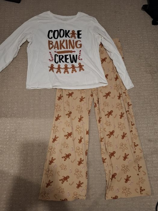 Piżama dwuczęściowa damska świąteczna