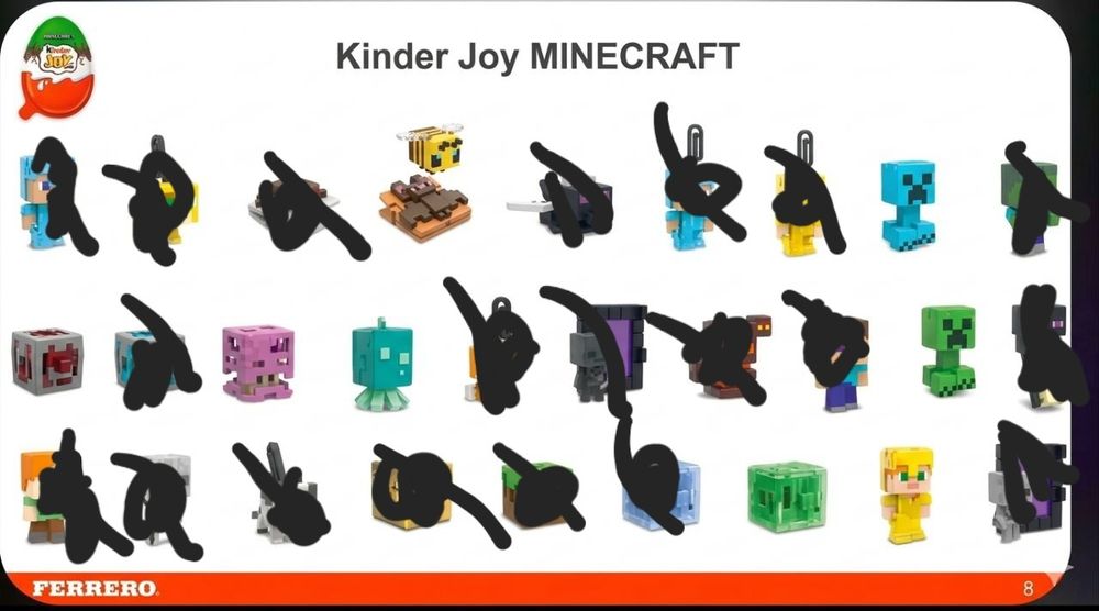 Kinder Minecraft обмін