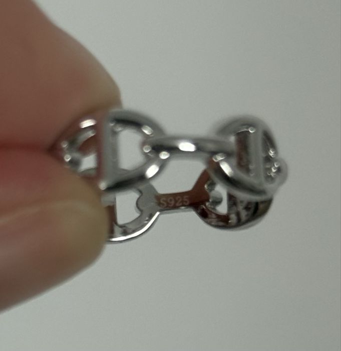 Каблучка срібна у стилі Hermes Farandole эрмес фарандоль кольцо кільце