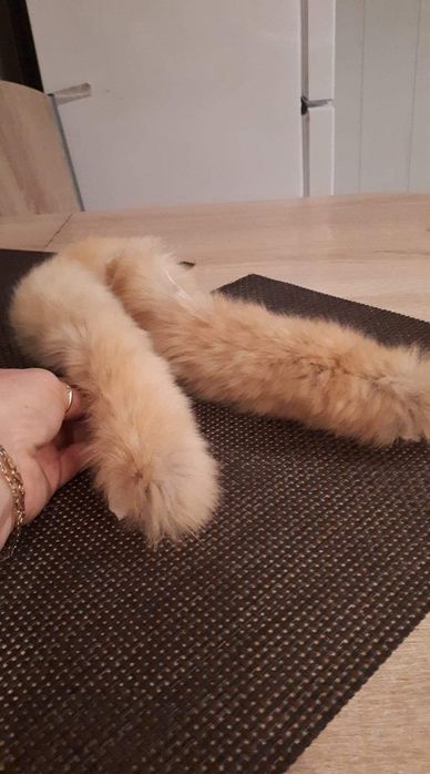 Jenot obszycie futerko naturalne beż 65cm