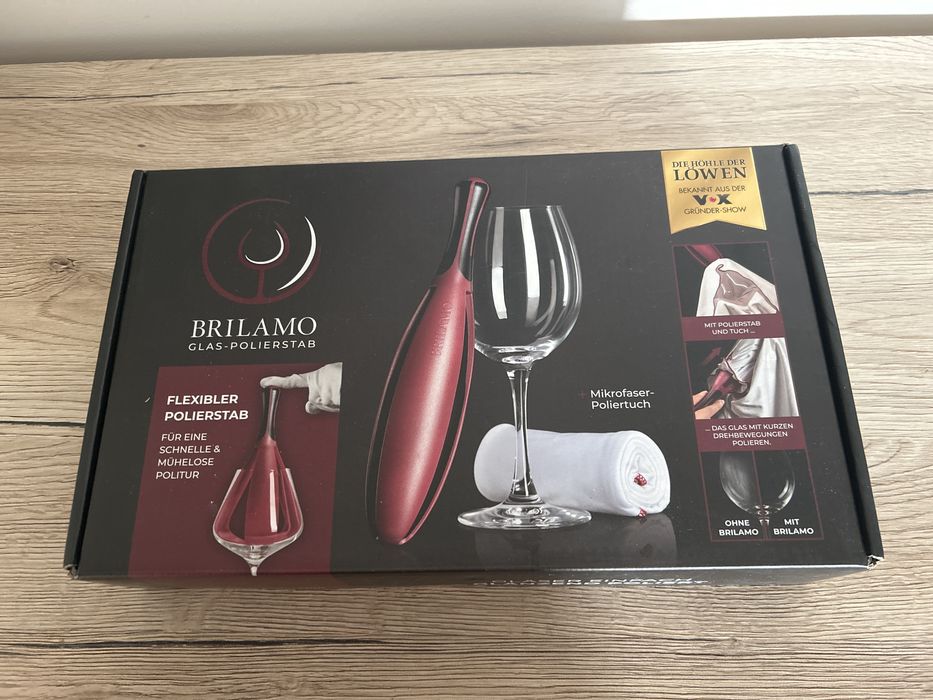 Zestaw do czyszczenia kieliszkow. Prezent