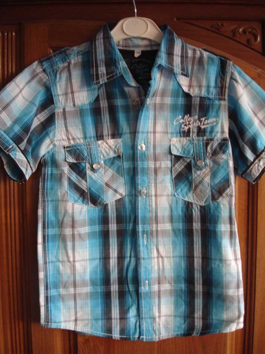 calções zara + camisa menino 8 anos