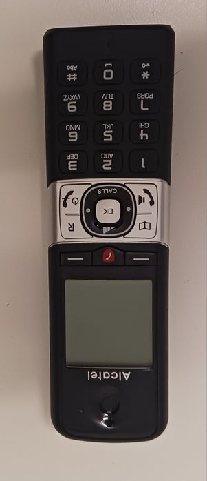 Telefone sem fios praticamente novo.