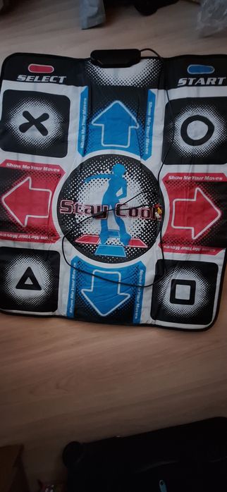 Mata do tańczenia układanki klocki