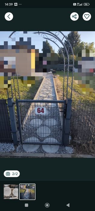 Płytka betonowa imitacja drewna