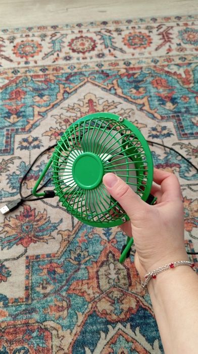 Wiatrak wentylator USB Mały 13cm