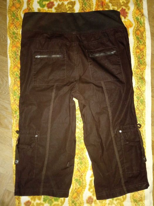 Bawełniane rybaczki ciążowe XL / 42