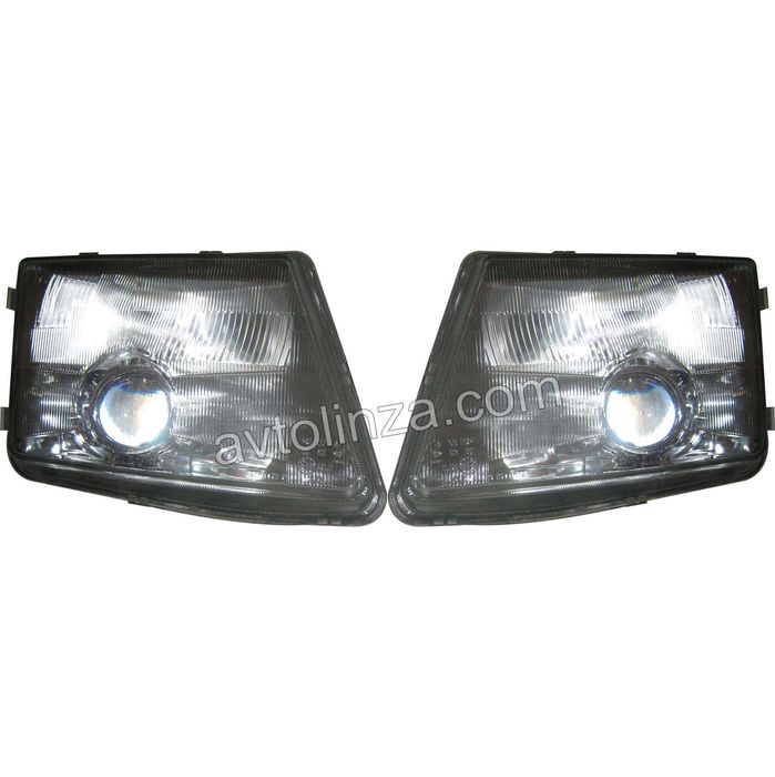Линзованые фары mercedes w124 w124e vito 638 vito 639