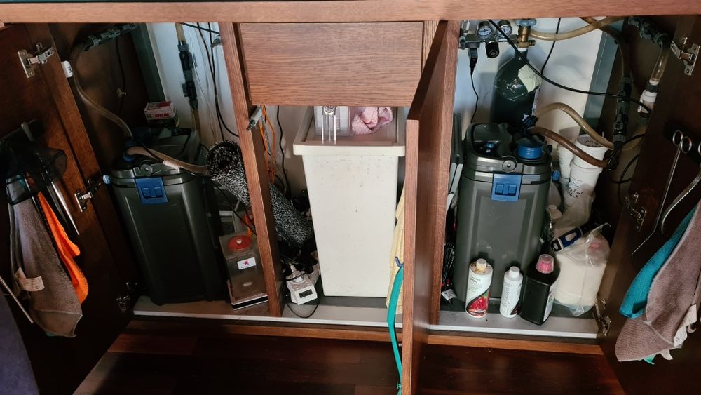 Aquario 150x60x60 + luzes+ chiller + filtros + auto ferts + TUDO!