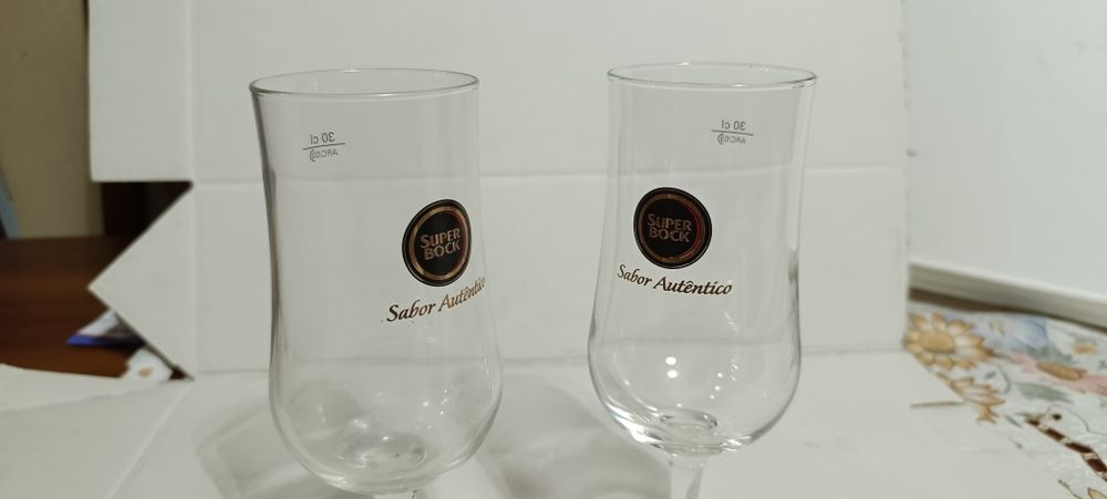 Copo de cerveja Super Bock Stout (agora só 1 disponivel)