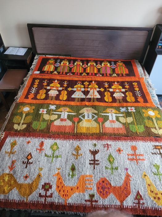 R.Orszulski,Duże piękne Cepelia kilim gobelin/inne,kolekcja Wysylka